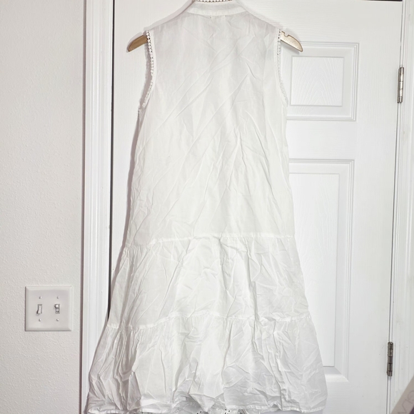 Be Boho White Sleeveless Maxi Dress Medium - Picture 5 of 5
